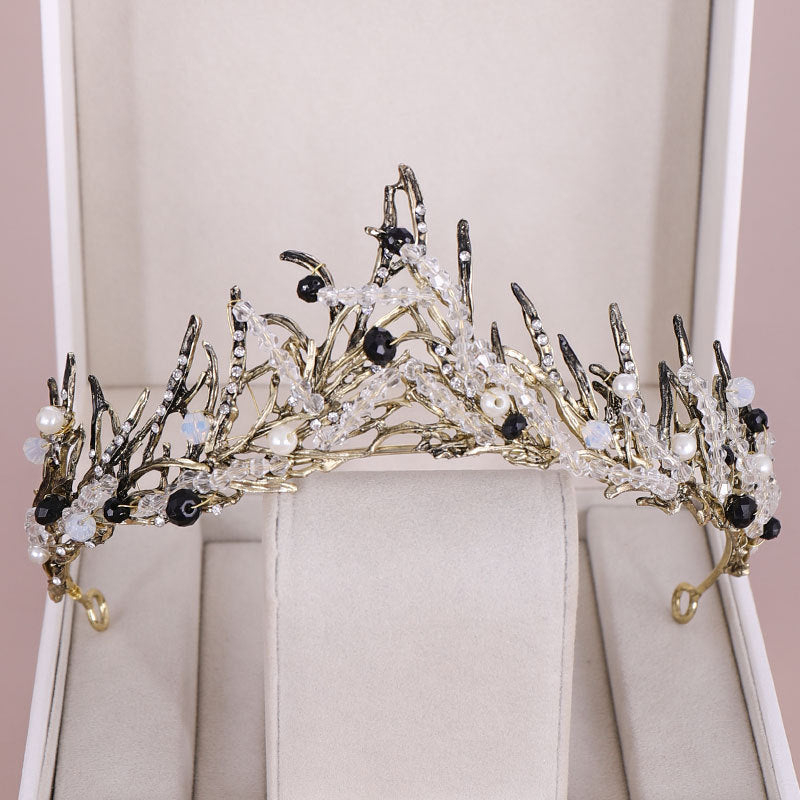 Baroque Vintage Crystal Children's Tiara