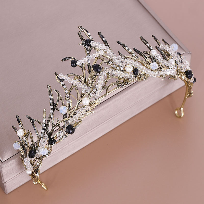 Baroque Vintage Crystal Children's Tiara