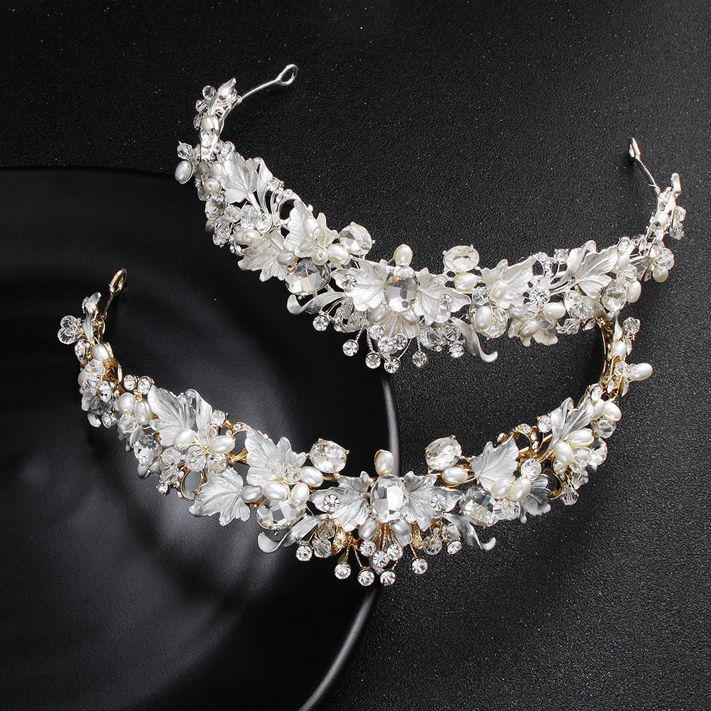 Baroque Flowers Headdress Tiara