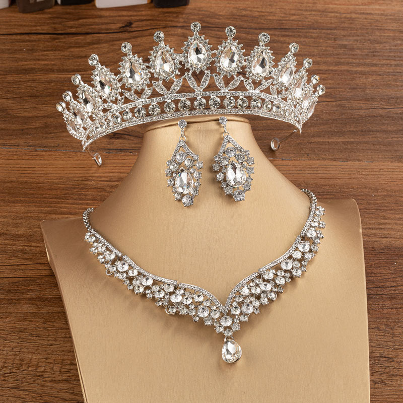 Royal Elegance Tiara with optional Matching Necklace & Earrings