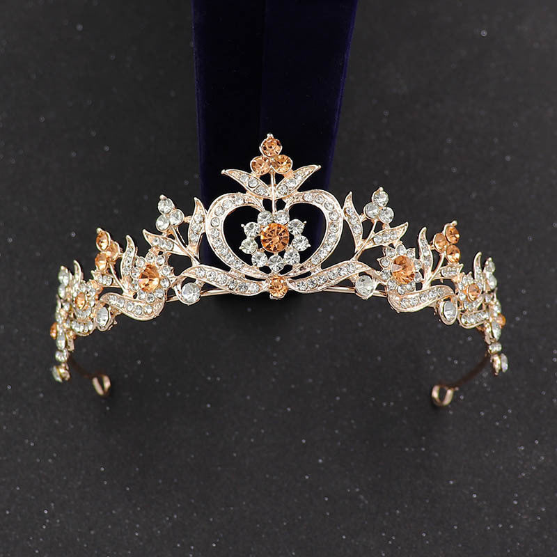Heart and Floral Tiara