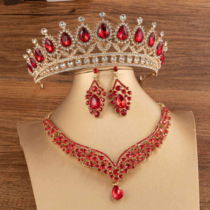 Royal Elegance Tiara with optional Matching Necklace & Earrings