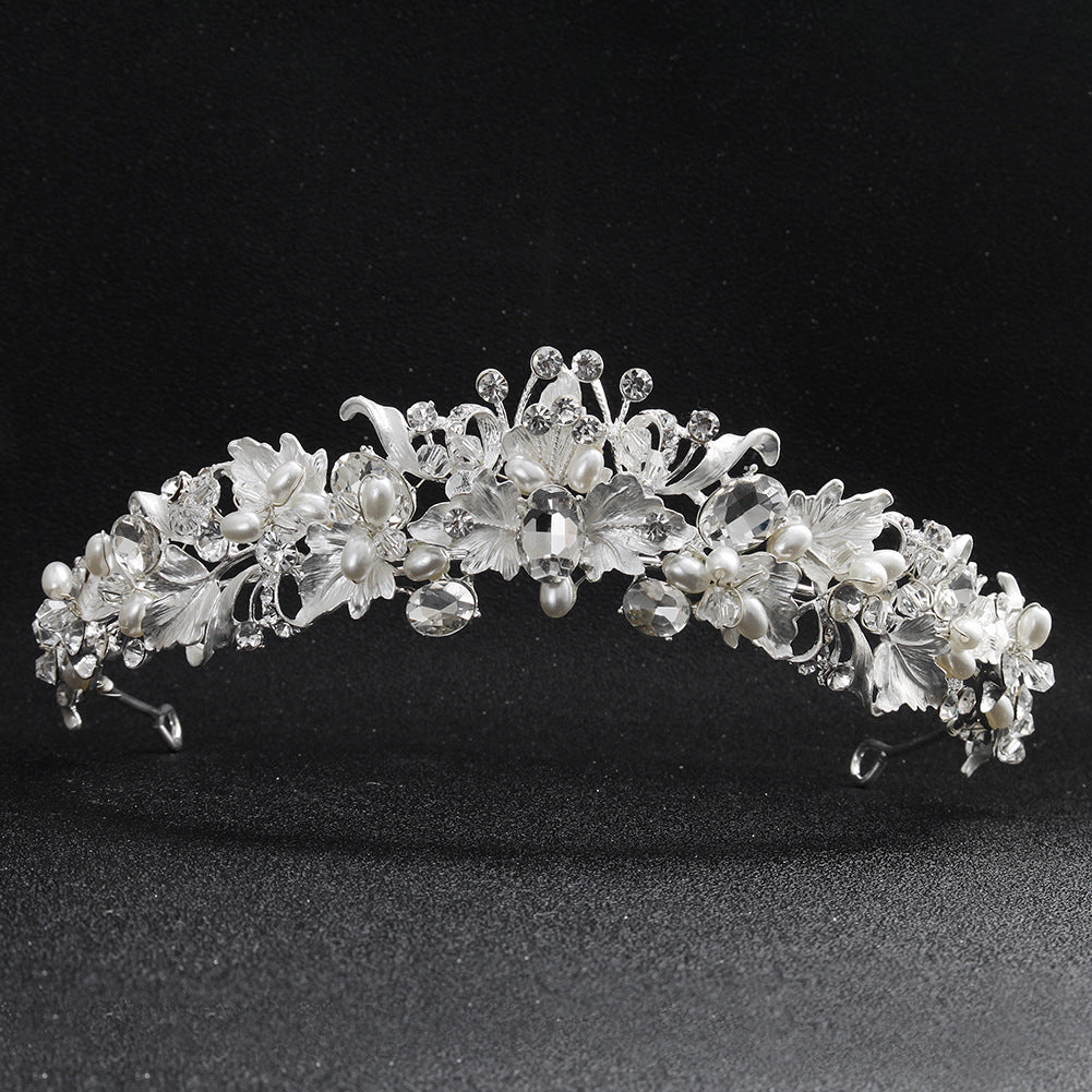 Baroque Flowers Headdress Tiara