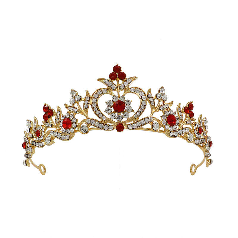 Heart and Floral Tiara