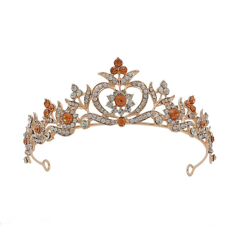 Heart and Floral Tiara