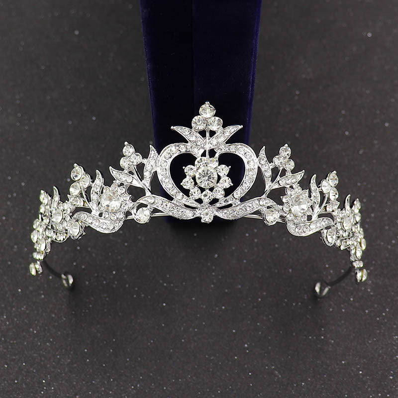 Heart and Floral Tiara