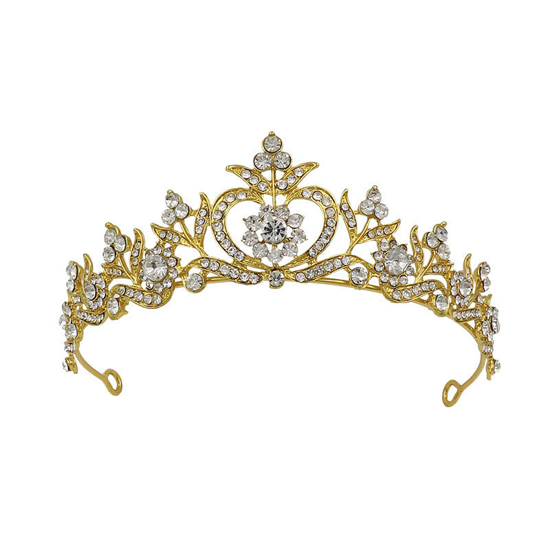 Heart and Floral Tiara