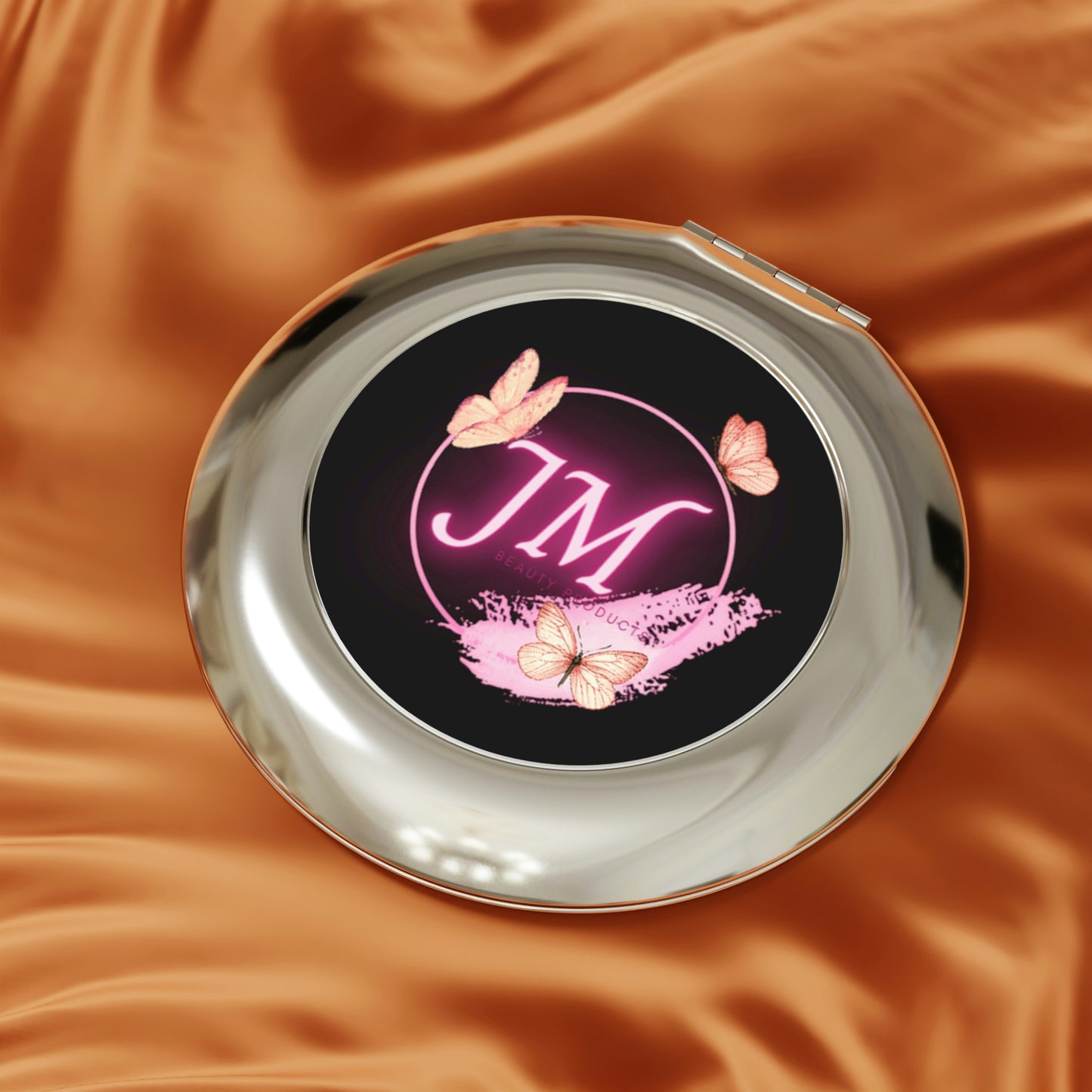 Jodi Metcalf's Butterfly Compact Travel Mirror in Black