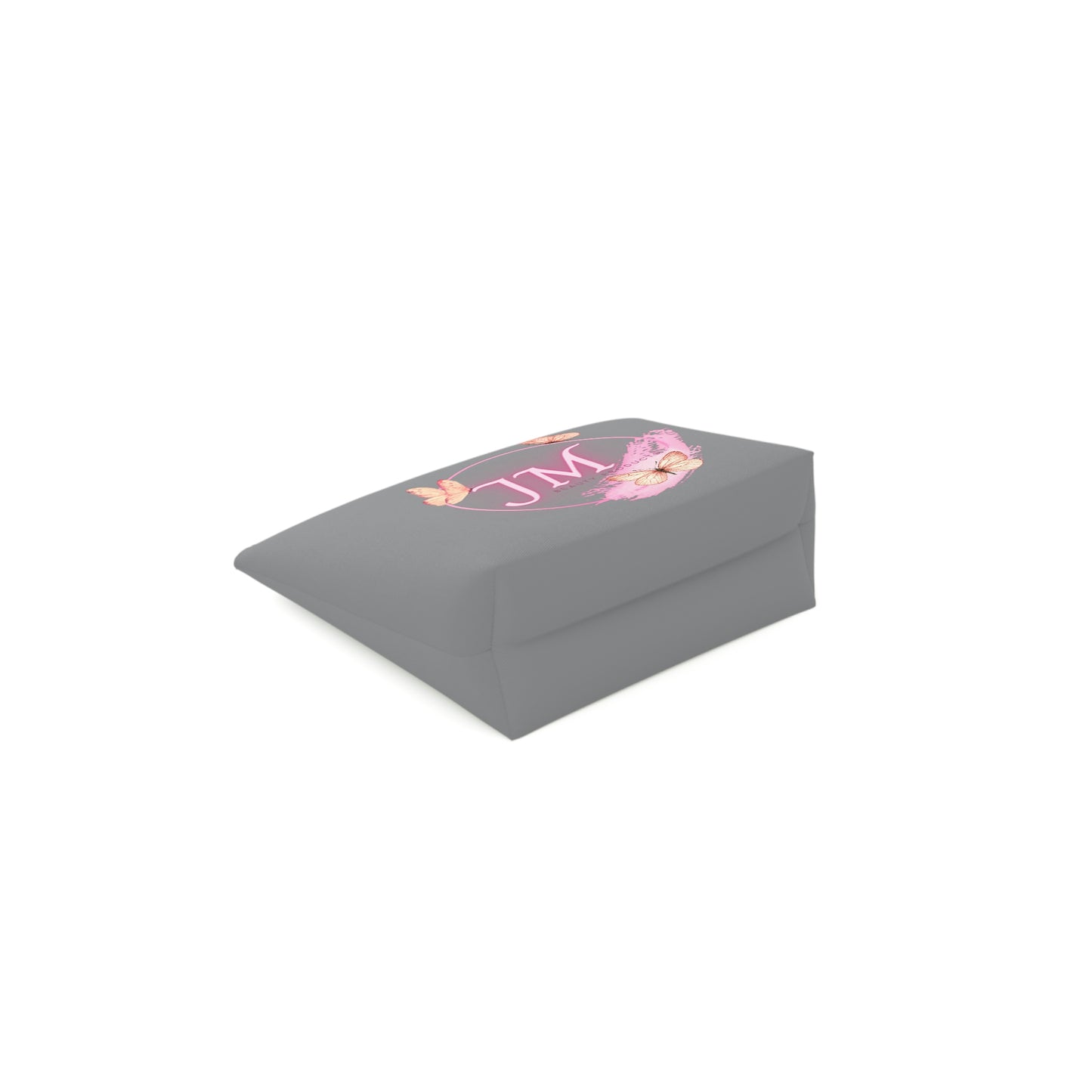 Jodi Metcalf's Butterfly Cotton Cosmetic Bag in Grey / Gray