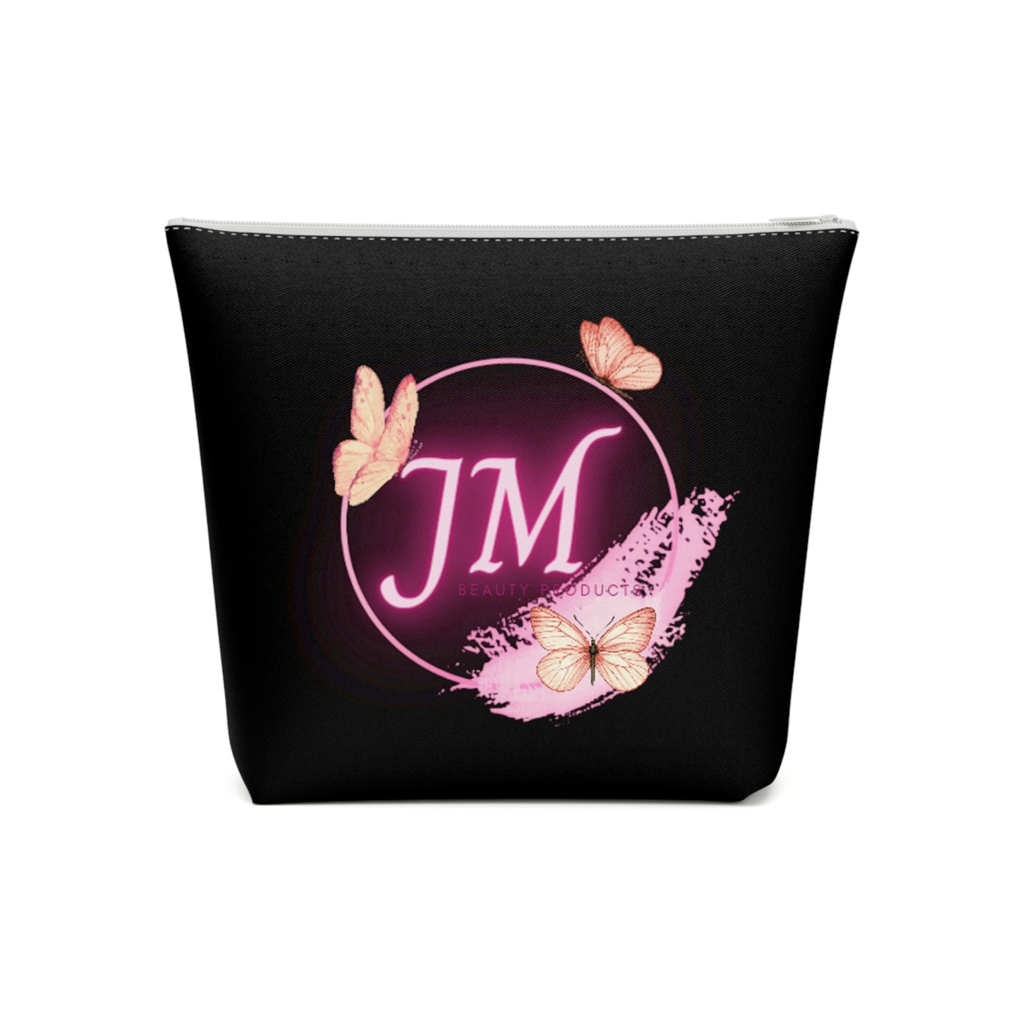 Jodi Metcalf's Butterfly Cotton Cosmetic Bag in Black
