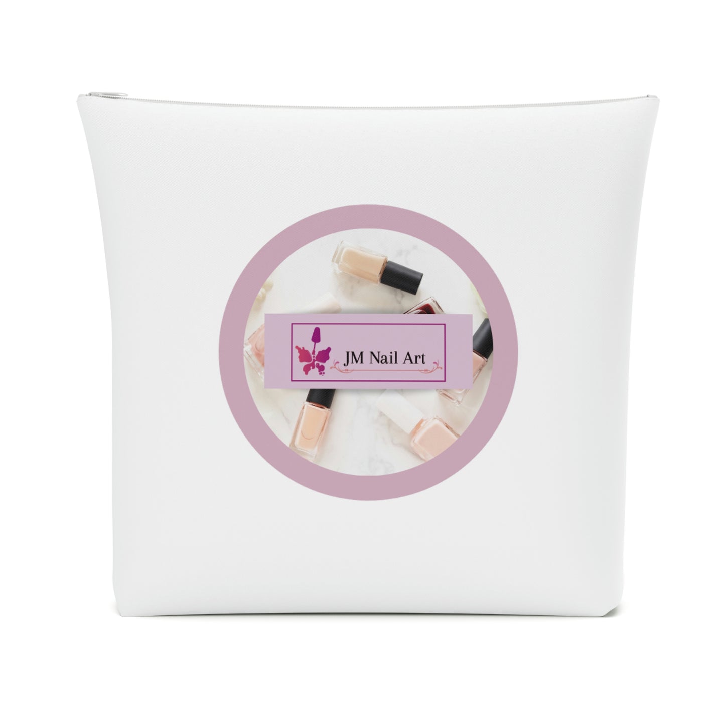 Jodi Metcalf's Butterfly Cotton Cosmetic Bag in White
