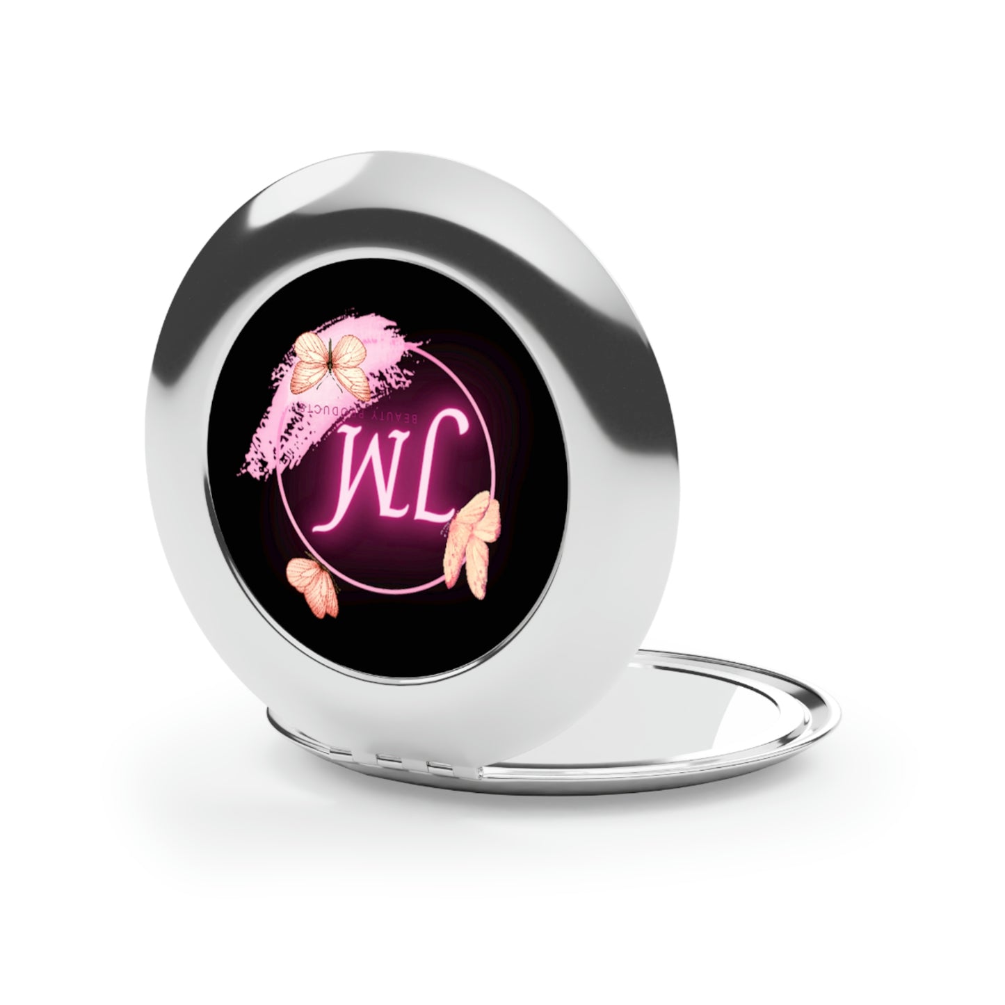 Jodi Metcalf's Butterfly Compact Travel Mirror in Black