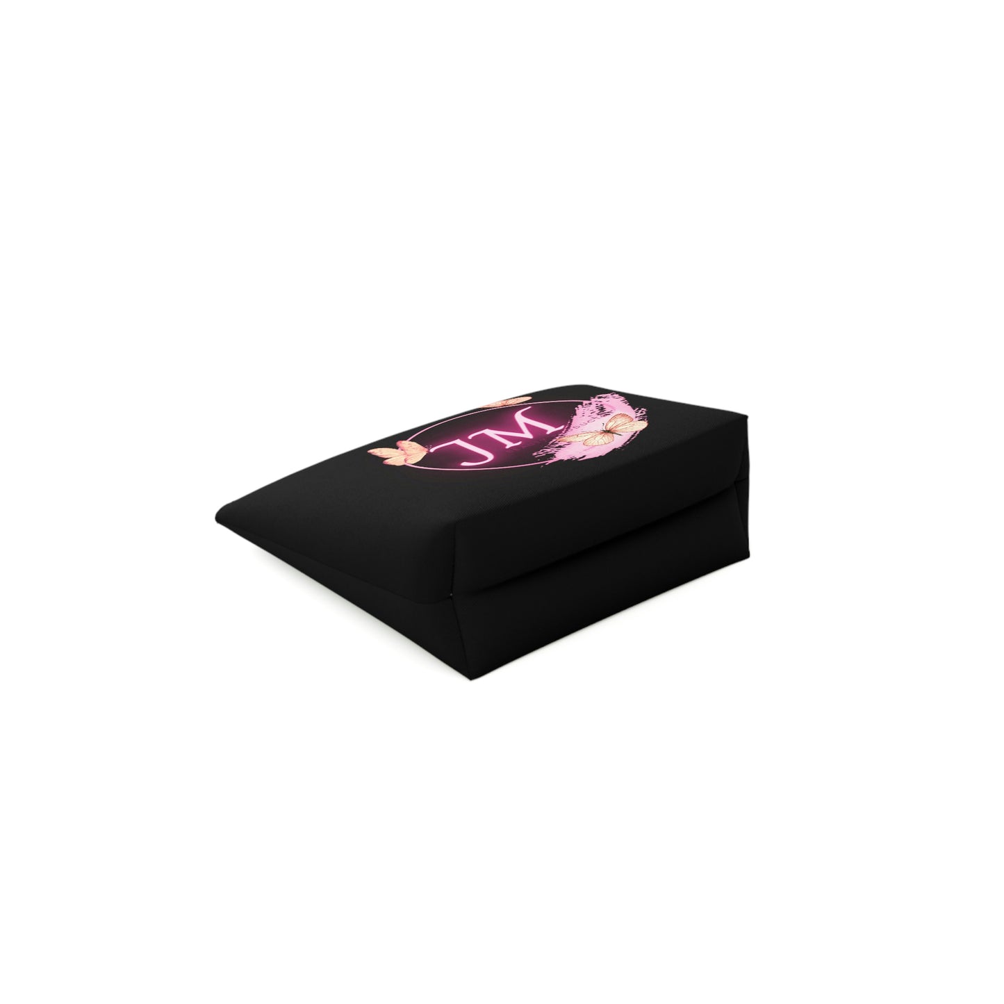 Jodi Metcalf's Butterfly Cotton Cosmetic Bag in Black