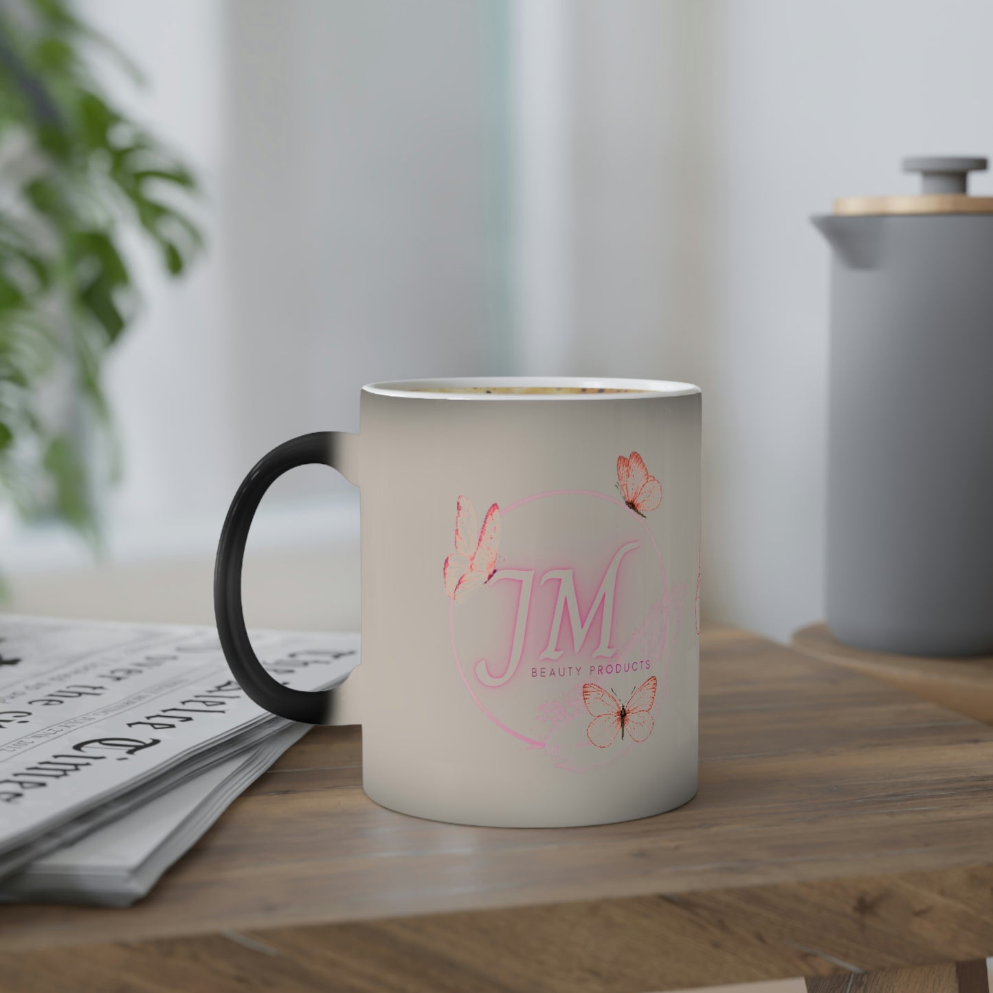 Jodi Metcalf's Butterfly Color-Changing Mug, 11oz