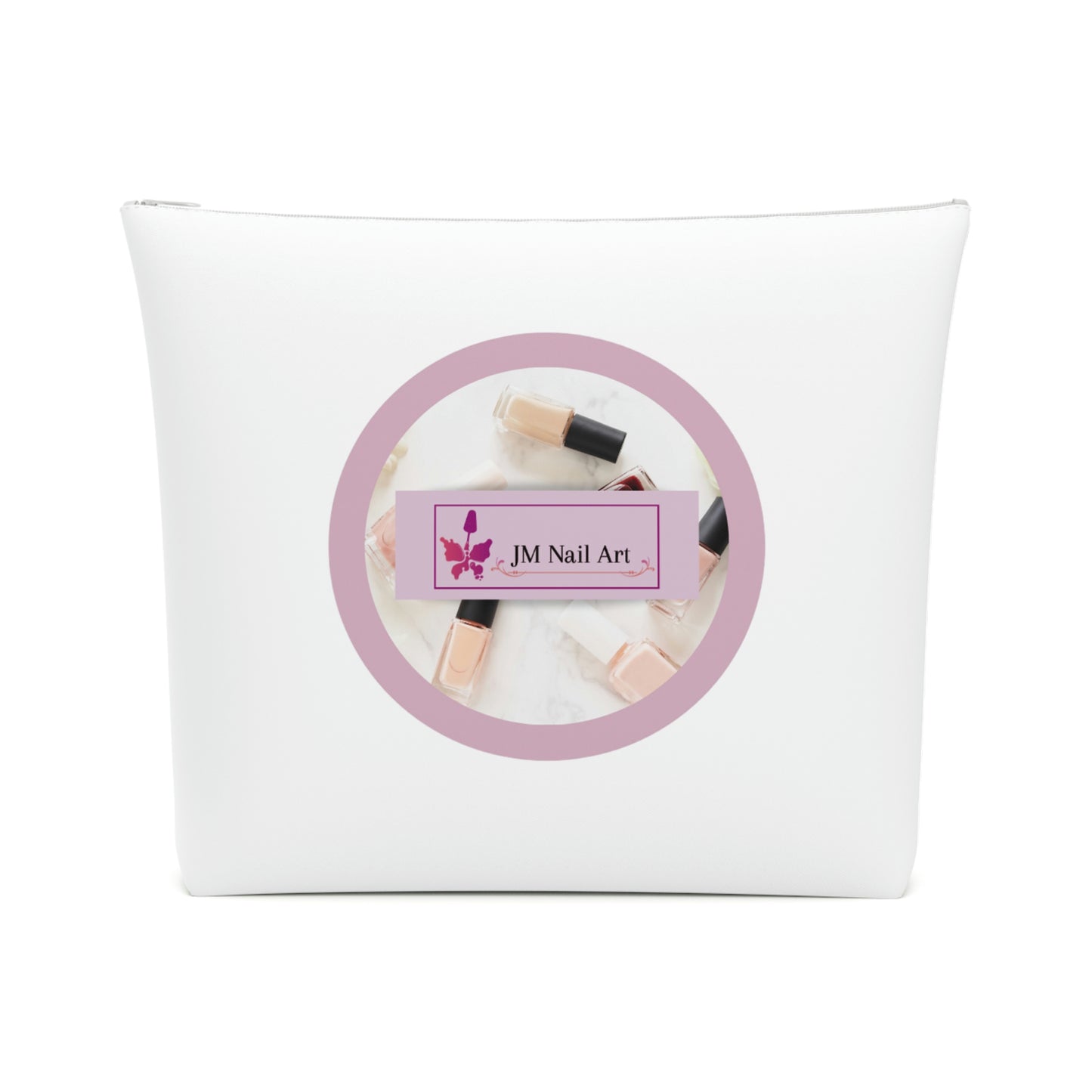 Jodi Metcalf's Butterfly Cotton Cosmetic Bag in White