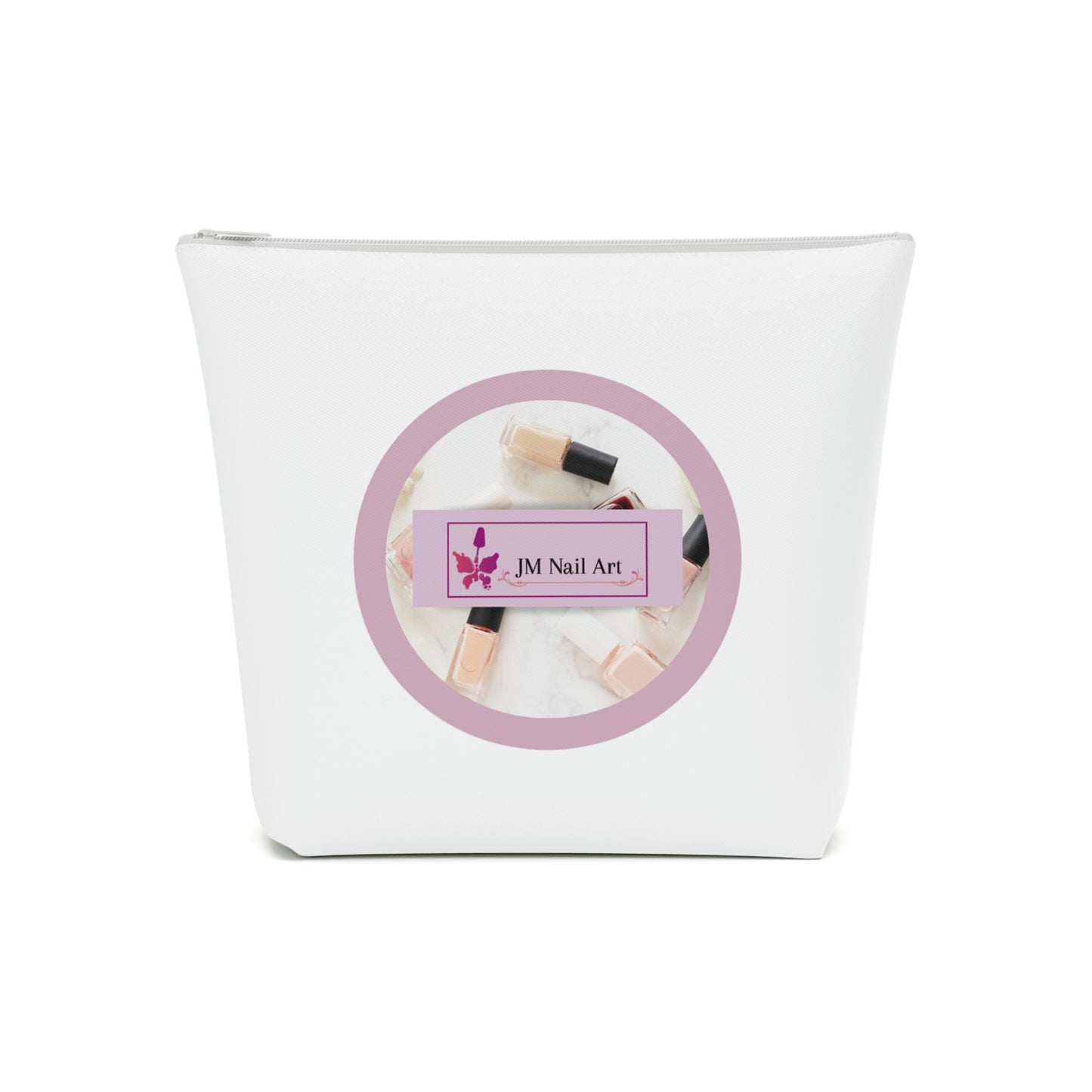 Jodi Metcalf's Butterfly Cotton Cosmetic Bag in White