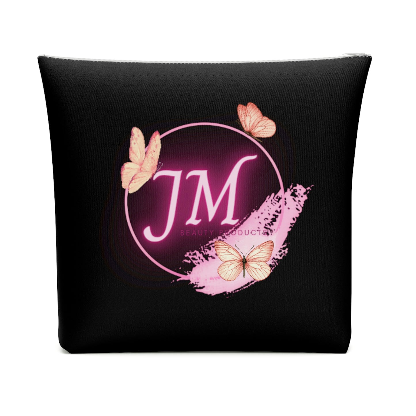 Jodi Metcalf's Butterfly Cotton Cosmetic Bag in Black