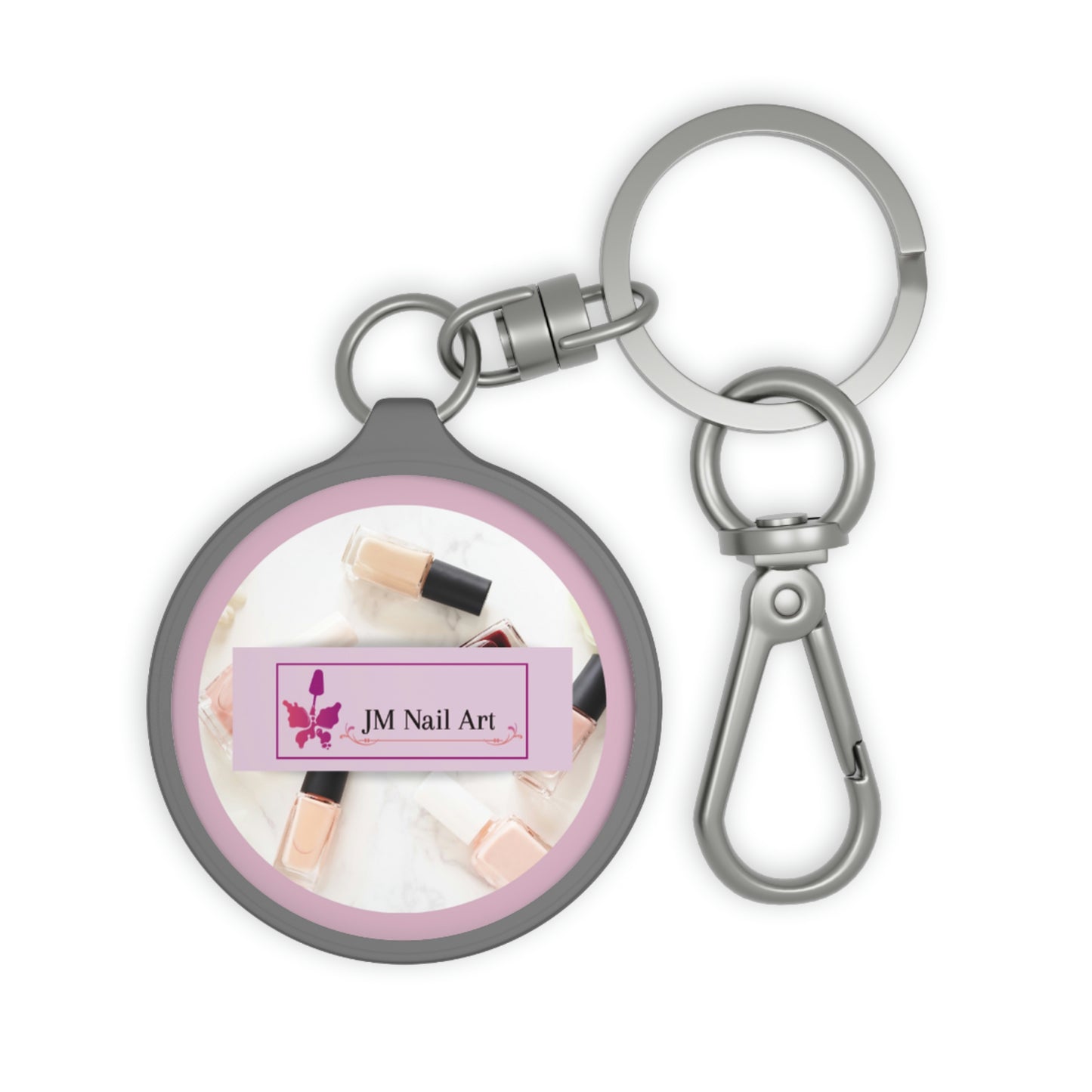 JM Nail Art Keyring Tag