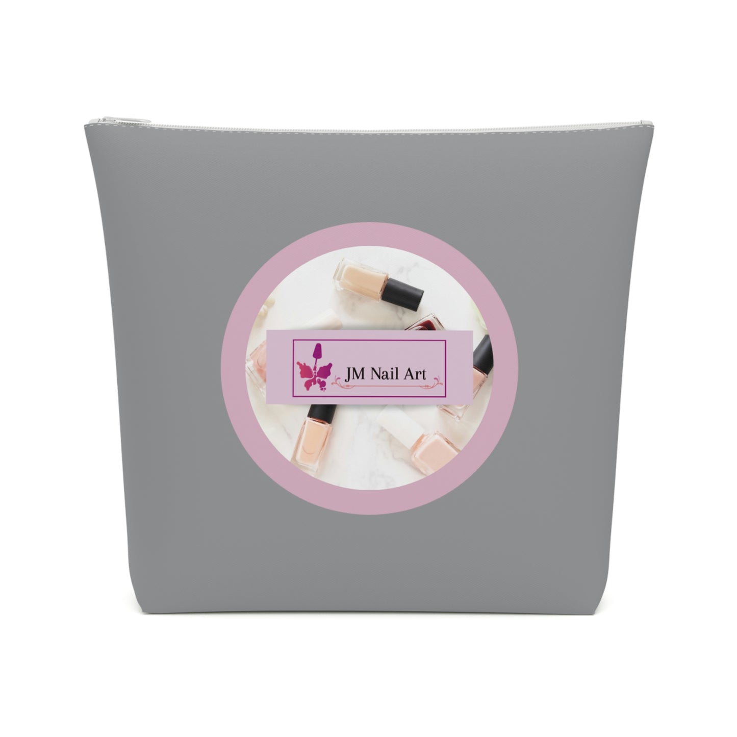 Jodi Metcalf's Butterfly Cotton Cosmetic Bag in Grey / Gray