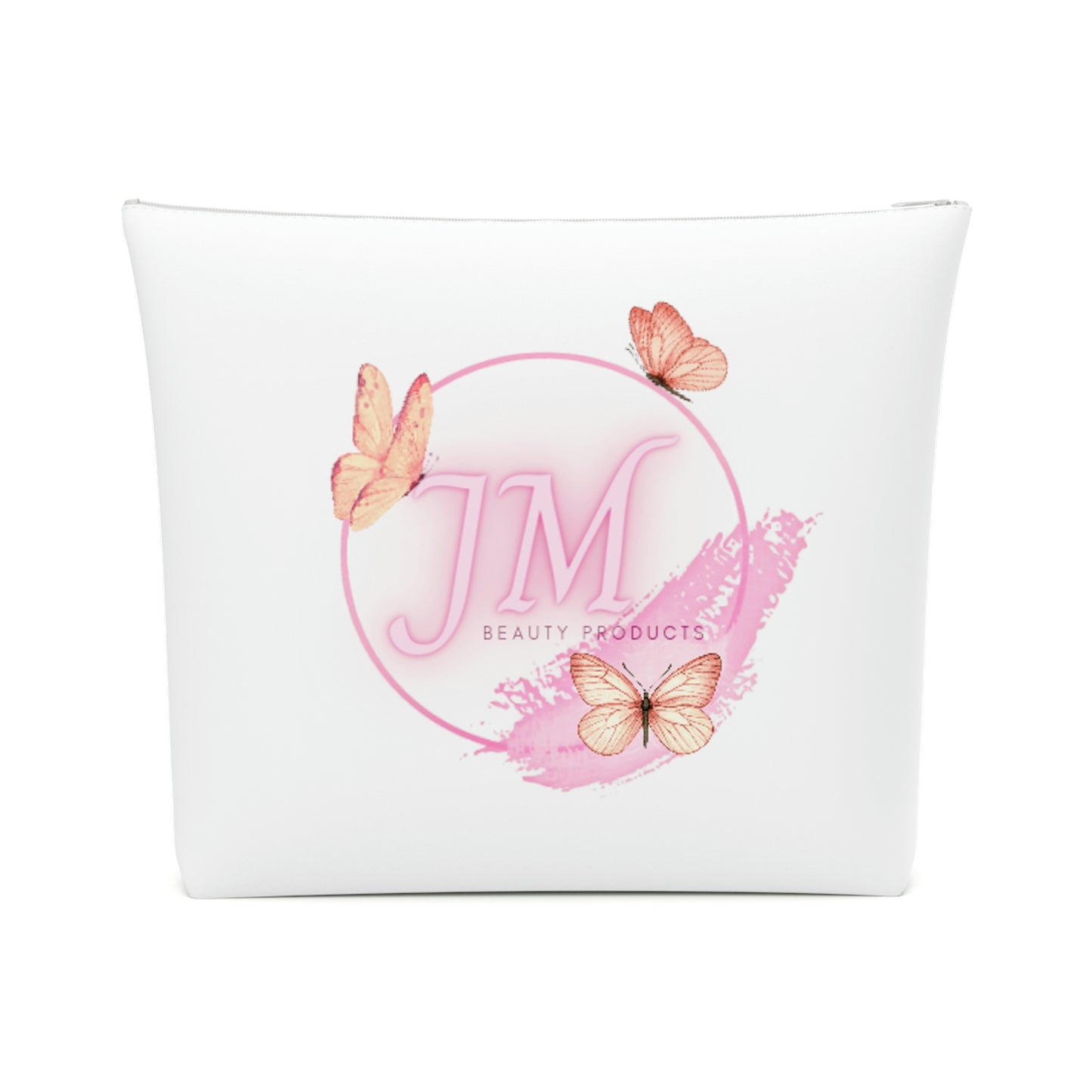 Jodi Metcalf's Butterfly Cotton Cosmetic Bag in White