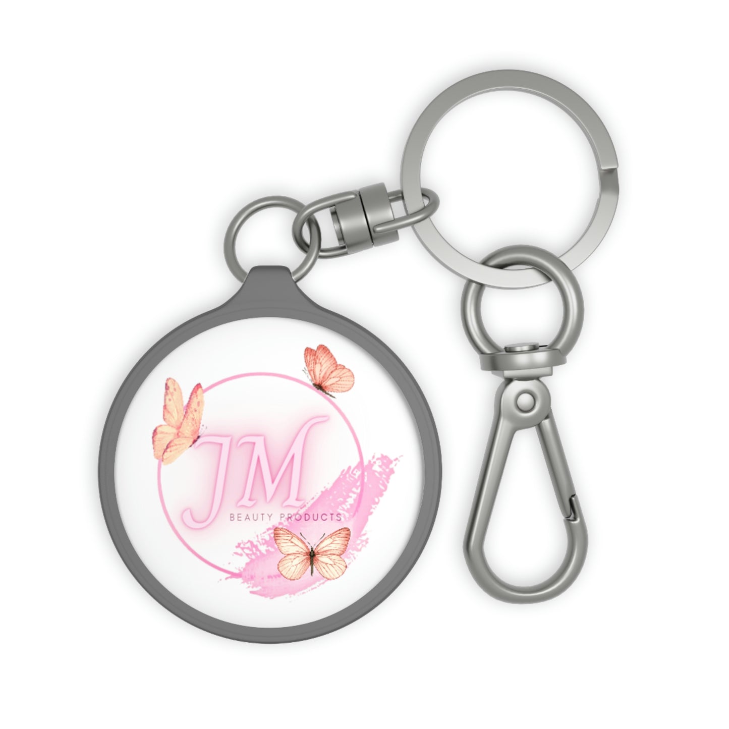 Jodi Metcalf's Butterfly Logo Keyring Tag