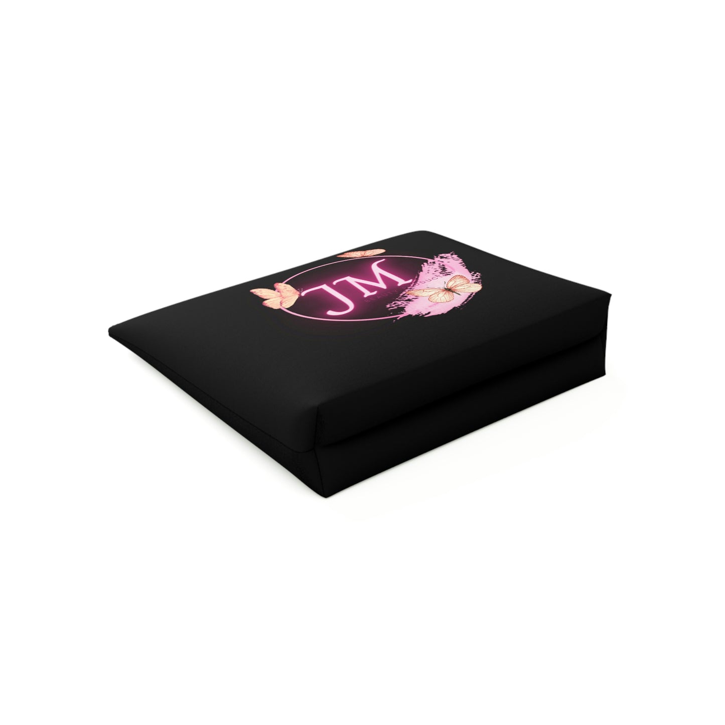 Jodi Metcalf's Butterfly Cotton Cosmetic Bag in Black