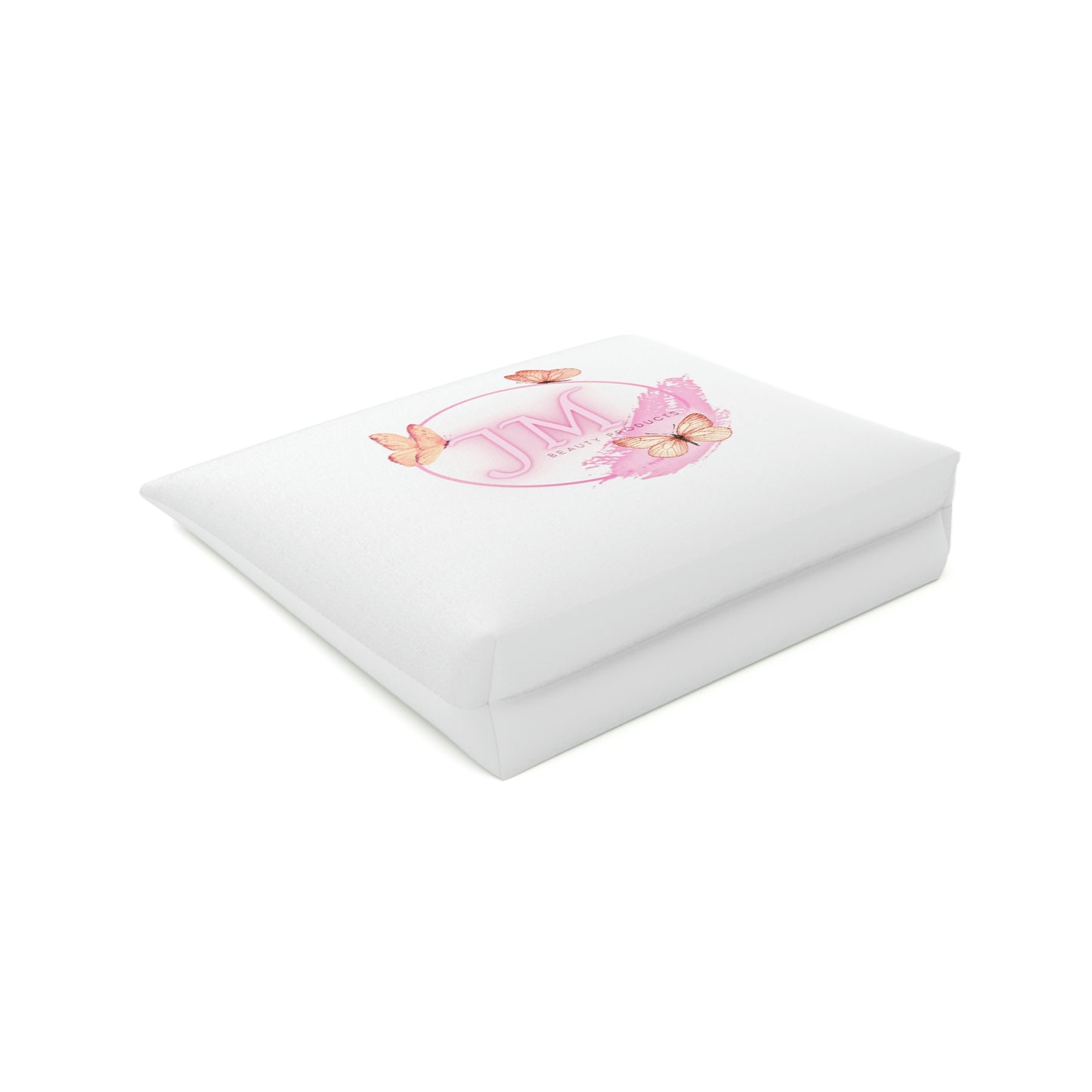 Jodi Metcalf's Butterfly Cotton Cosmetic Bag in White