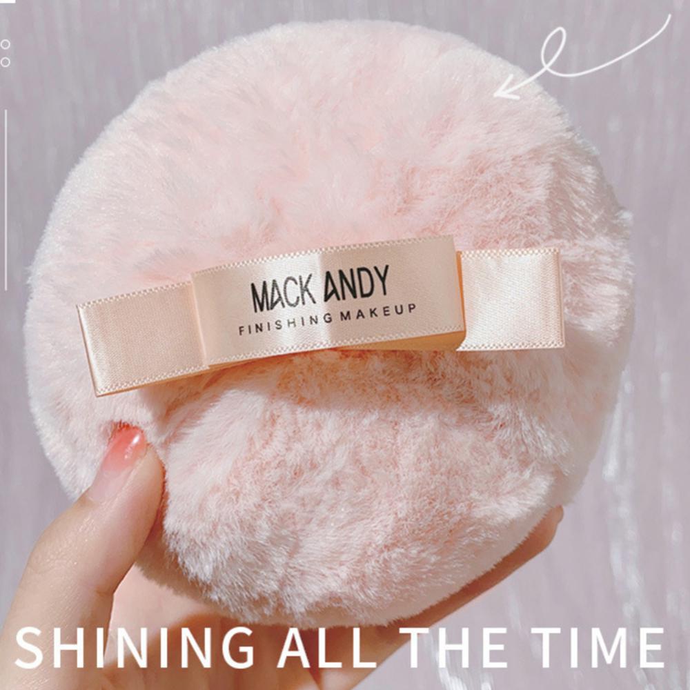 Peach Soft Fluffy Powder Puff
