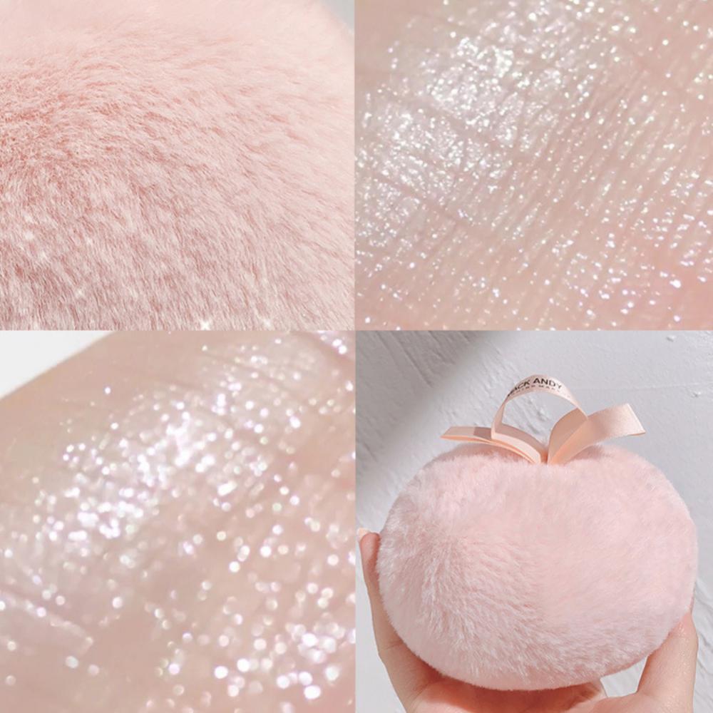 Peach Soft Fluffy Powder Puff