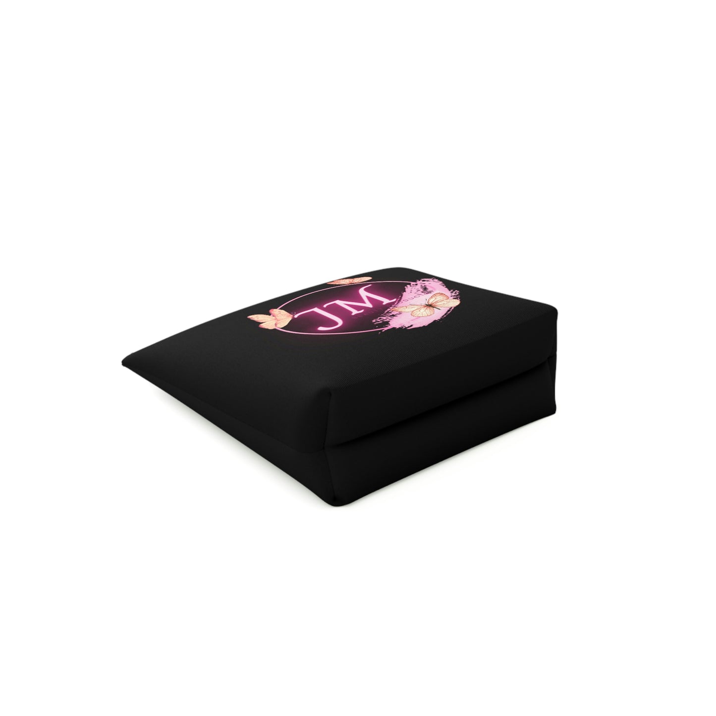 Jodi Metcalf's Butterfly Cotton Cosmetic Bag in Black