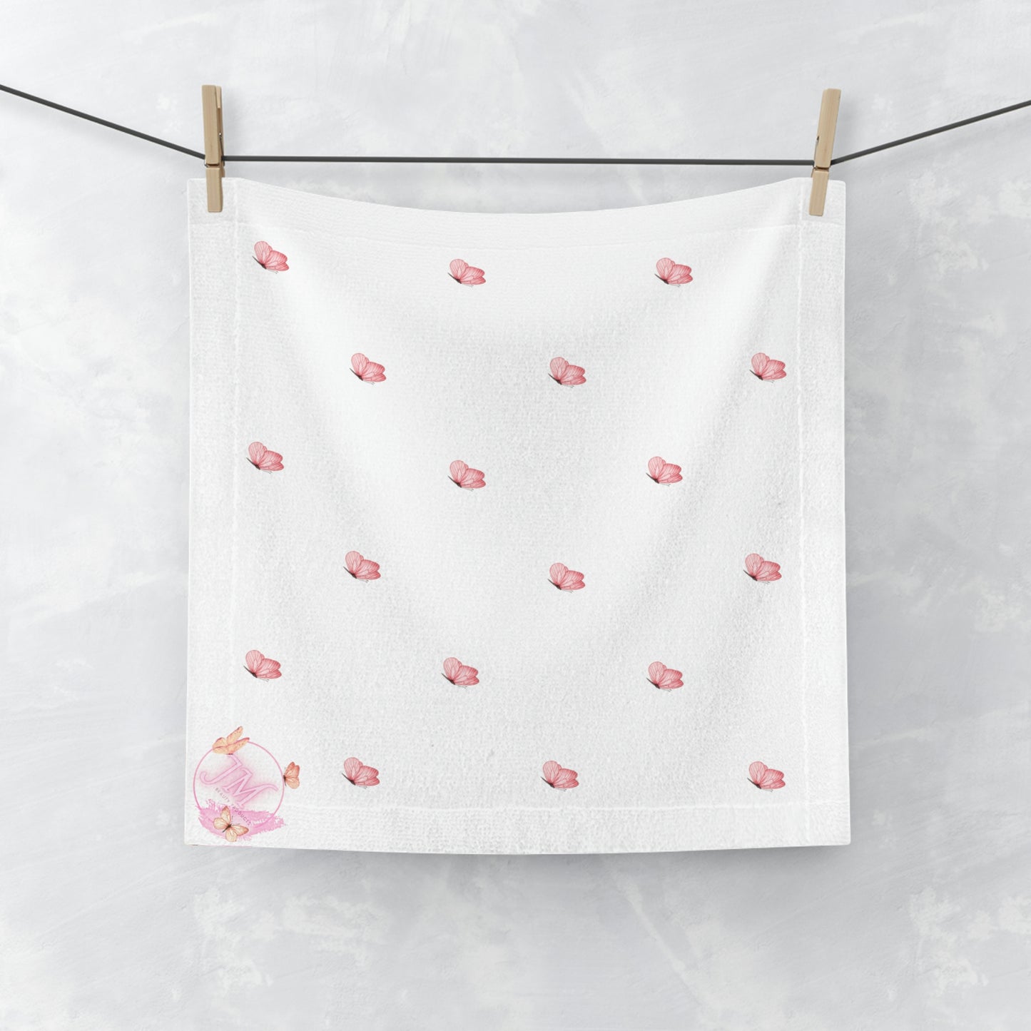Jodi Metcalf's Butterfly Face Towel