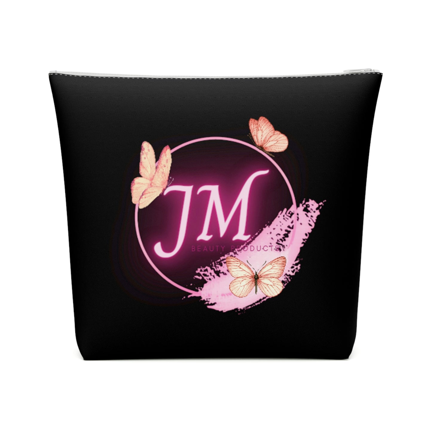 Jodi Metcalf's Butterfly Cotton Cosmetic Bag in Black
