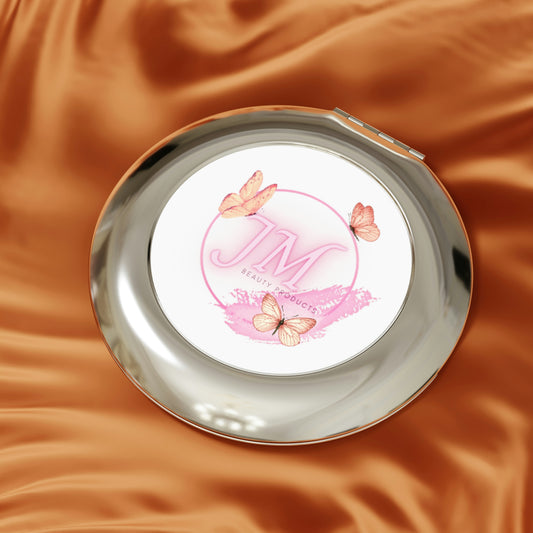 Jodi Metcalf's Butterfly Compact Travel Mirror in White