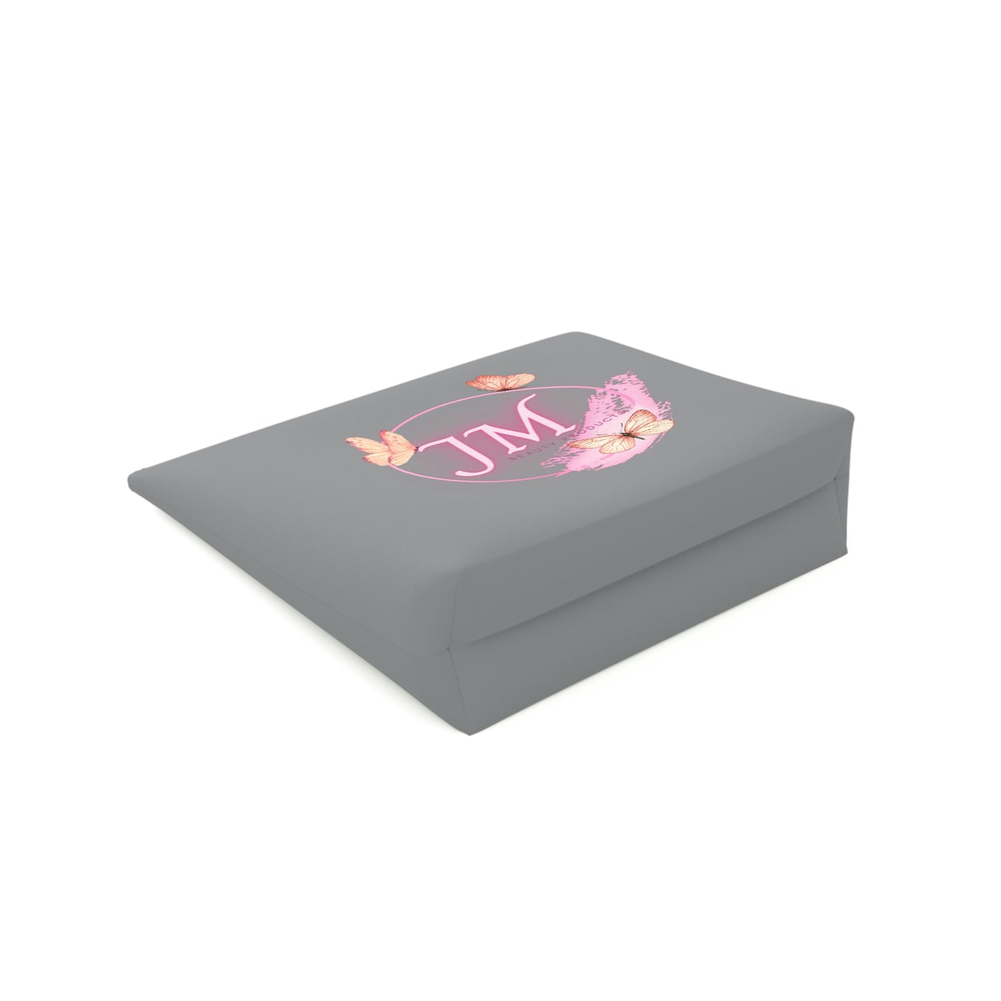 Jodi Metcalf's Butterfly Cotton Cosmetic Bag in Grey / Gray
