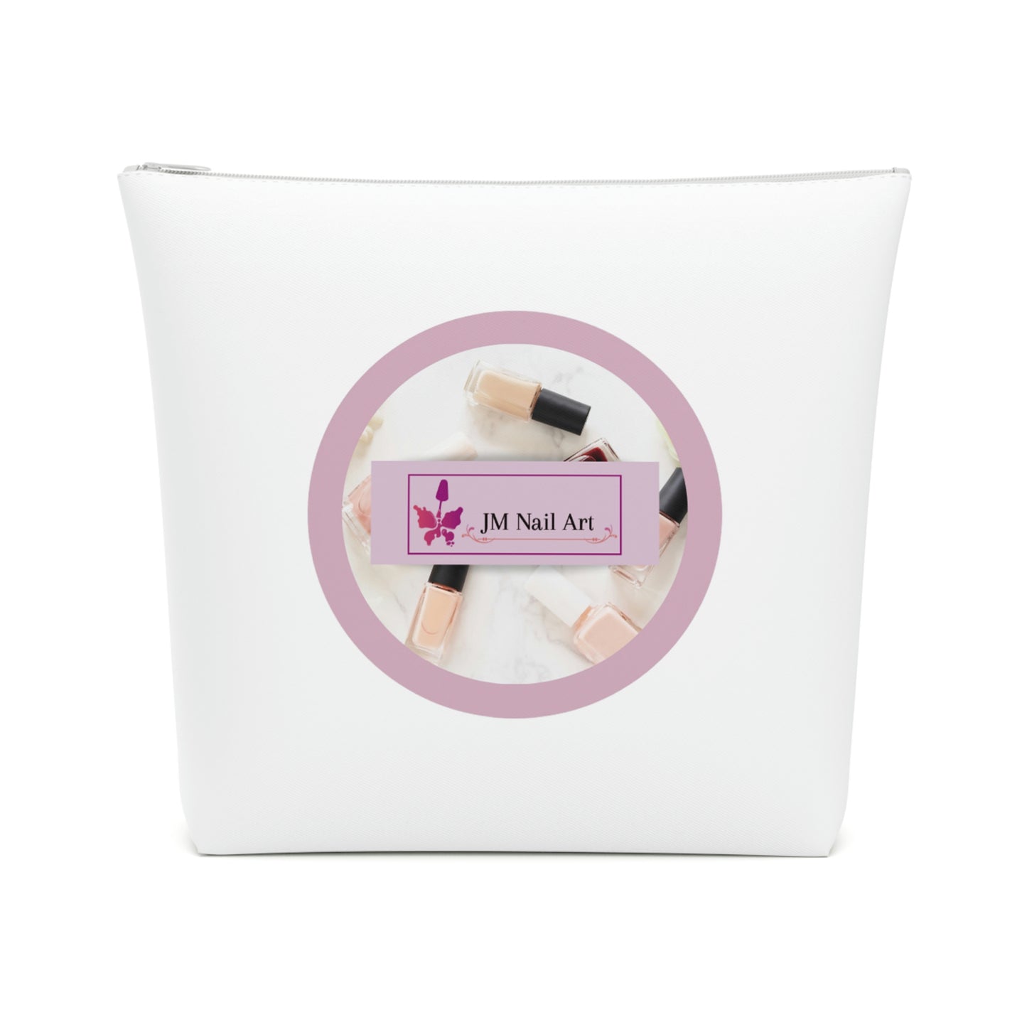 Jodi Metcalf's Butterfly Cotton Cosmetic Bag in White
