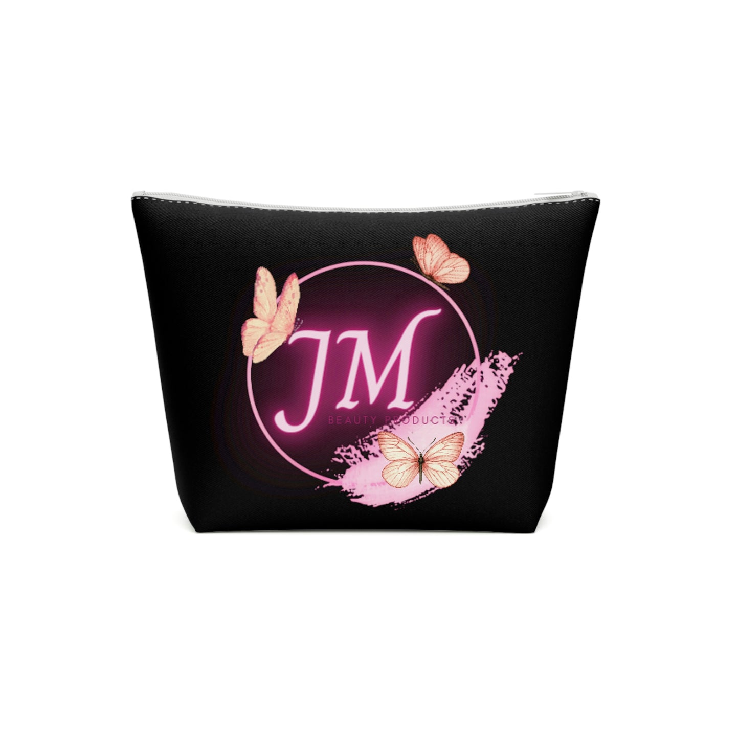 Jodi Metcalf's Butterfly Cotton Cosmetic Bag in Black