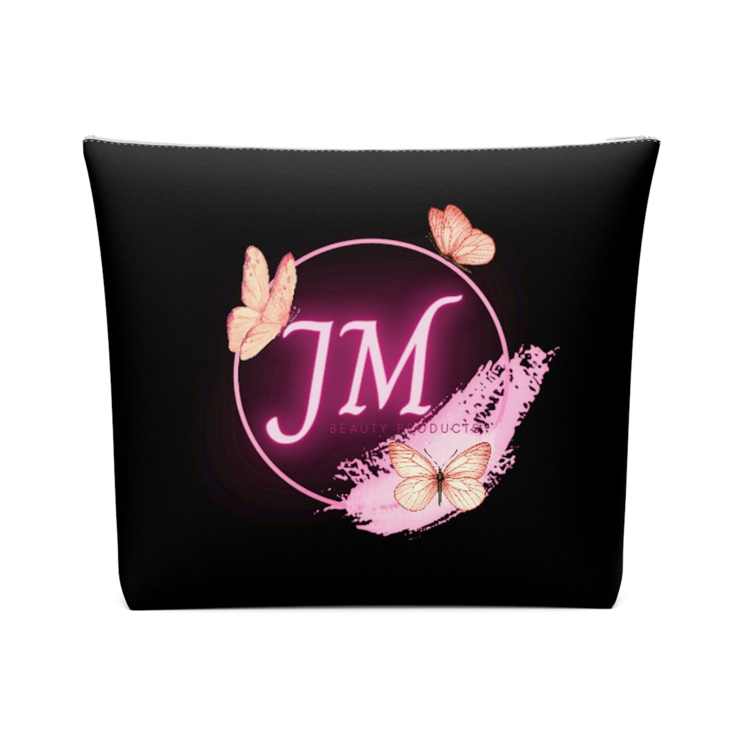 Jodi Metcalf's Butterfly Cotton Cosmetic Bag in Black