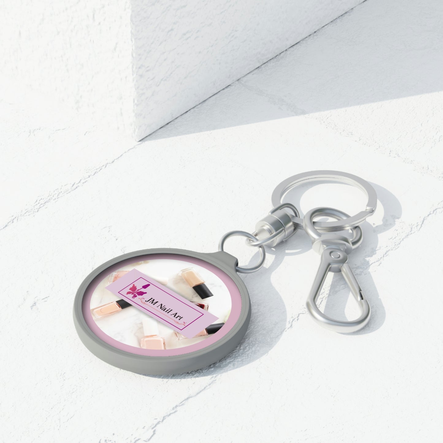 JM Nail Art Keyring Tag