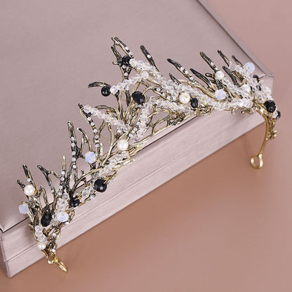 Baroque Vintage Crystal Children's Tiara