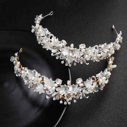 Baroque Flowers Headdress Tiara