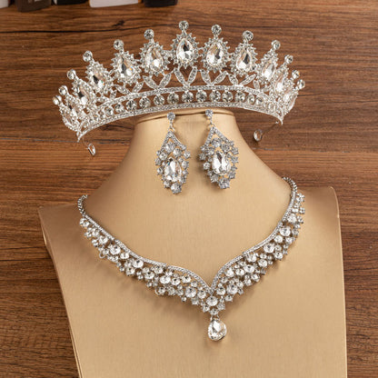 Royal Elegance Tiara with optional Matching Necklace & Earrings