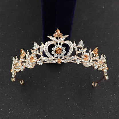Heart and Floral Tiara