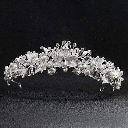 Baroque Flowers Headdress Tiara