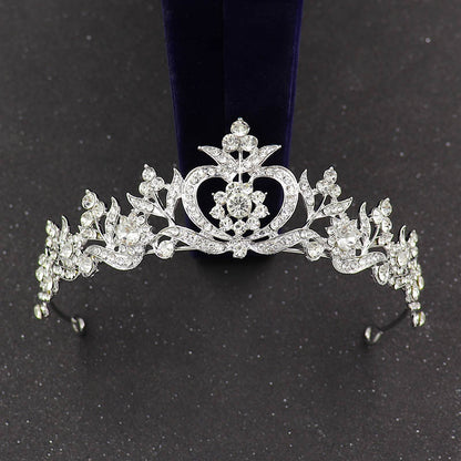 Heart and Floral Tiara