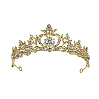 Heart and Floral Tiara