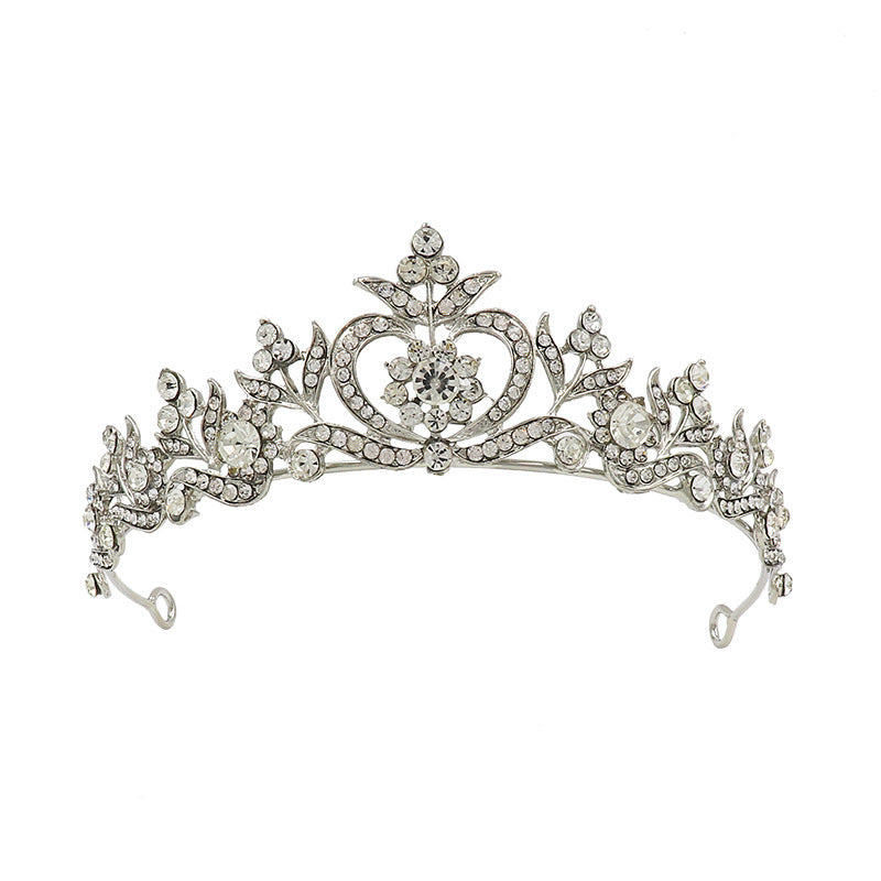 Heart and Floral Tiara