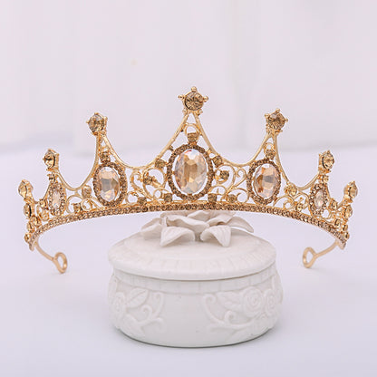 Champagne Rhinestone Tiara