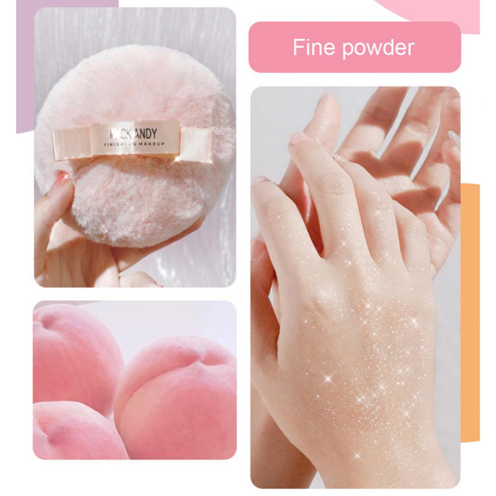 Peach Soft Fluffy Powder Puff