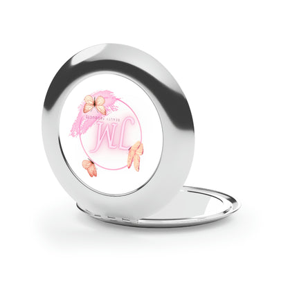 Jodi Metcalf's Butterfly Compact Travel Mirror in White